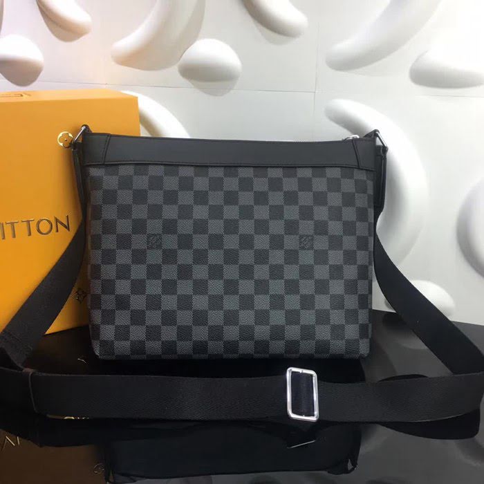 路易威登LV頂級原單N40003 Mick小號單肩斜挎包onogram Macassar帆布 YDH1257